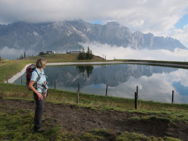 Mama zwischen Tiergartenalm und Sunnh&uuml;tte (28. Sept.)