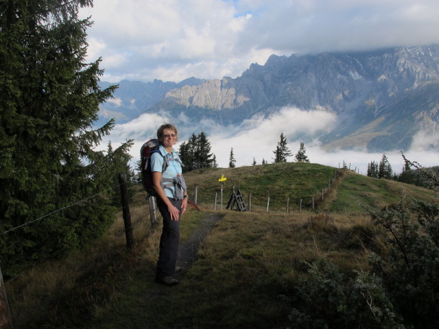 Mama zwischen Sunnh&uuml;tte und Kollmannsegg (28. Sept.)