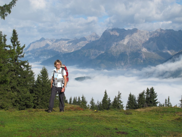 Mama zwischen Sunnh&uuml;tte und Kollmannsegg (28. Sept.)