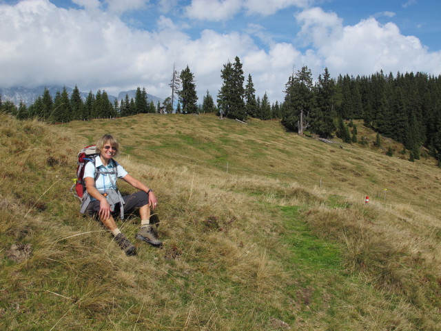 Mama zwischen Hochegg und Gamsk&ouml;gerl (28. Sept.)