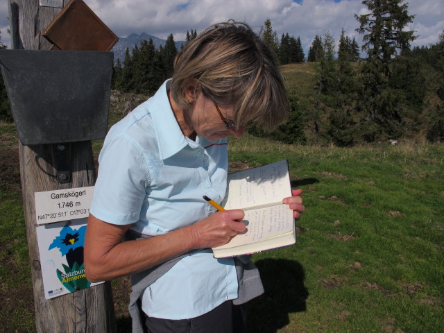 Mama am Gamsk&ouml;gerl, 1.746 m (28. Sept.)