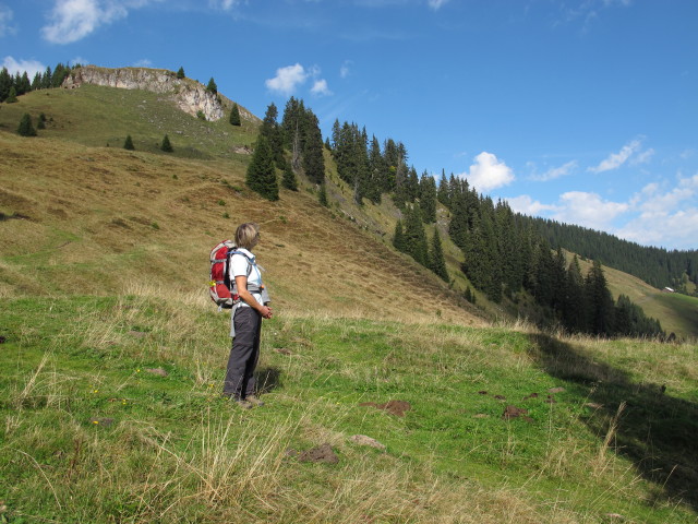 Mama zwischen Gamsk&ouml;gerl und Schindleggwald (28. Sept.)