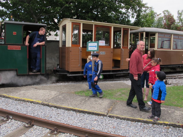 Walter, Diana und Daria am Freigel&auml;nde
