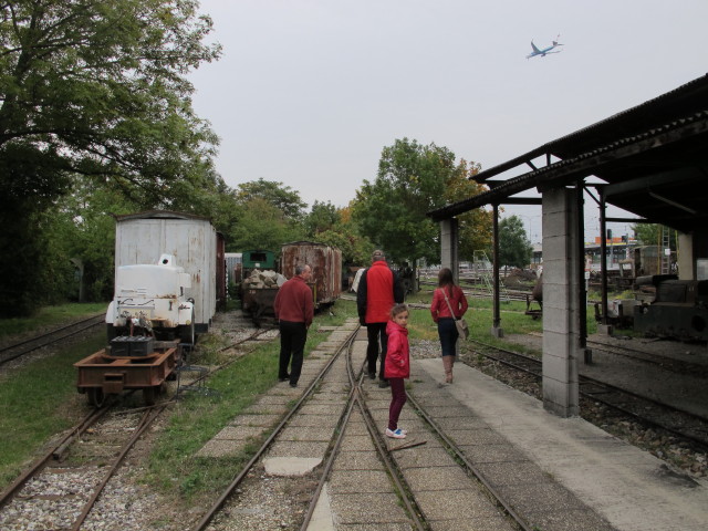 Walter, Daria und Diana am Freigel&auml;nde