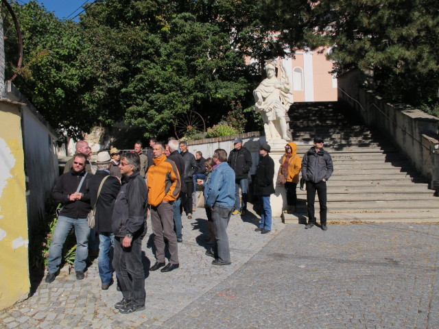 bei der Pfarrkirche St. Johannes d. T&auml;ufer in Poysdorf