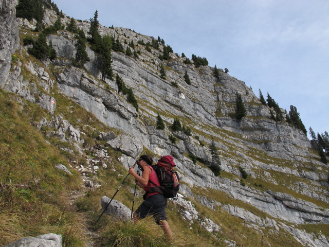 Gudrun am Weg 217 zwischen H&ouml;llerris'n und s' Zirml
