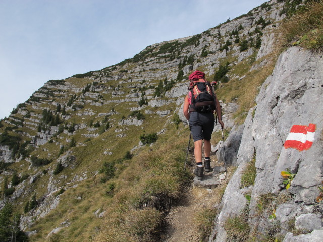 Gudrun am Weg 217 zwischen H&ouml;llerris'n und s' Zirml