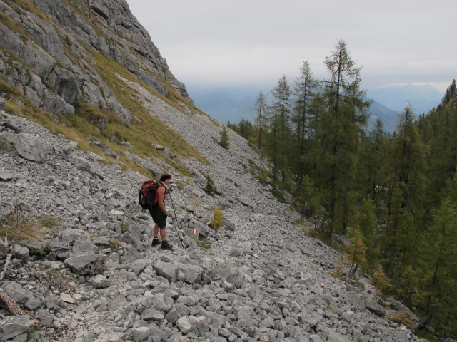 Gudrun am Weg 287 zwischen Mausloch und Aiplh&uuml;tte