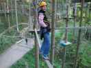 Florian im Parcours 'Baummarder' im Kletterwald Buchenberg