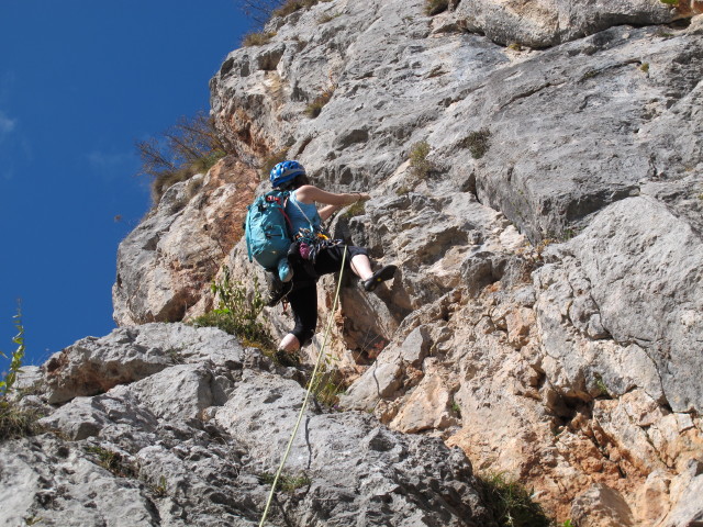 'H&uuml;hnerbrust': Irene in der 1. Seill&auml;nge