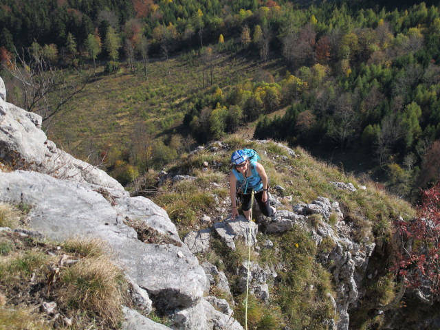 'H&uuml;hnerleiter': Irene in der 7. Seill&auml;nge