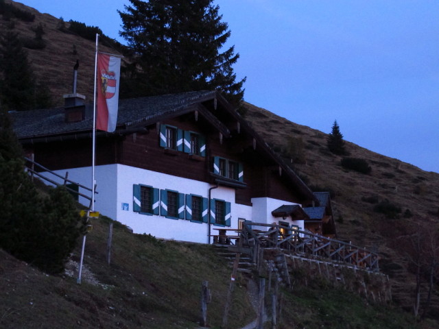 Dr. Heinrich-Hackel-H&uuml;tte, 1.526 m (25. Okt.)