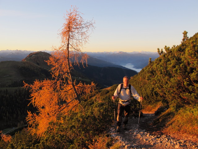 Erich am Weg 211 zwischen Dr. Heinrich-Hackel-H&uuml;tte und 's Stiegl (26. Okt.)
