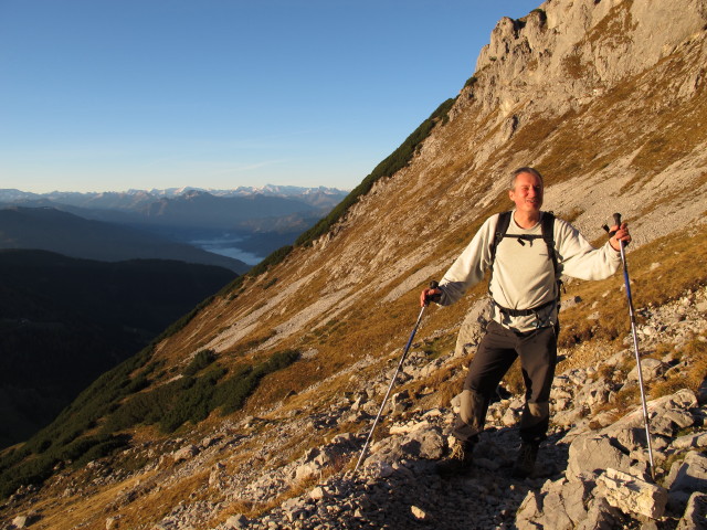 Erich am Weg 211 zwischen Dr. Heinrich-Hackel-H&uuml;tte und 's Stiegl (26. Okt.)