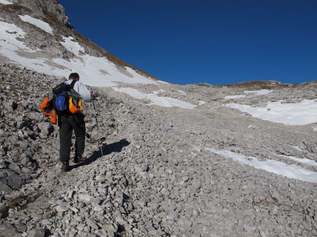 Erich zwischen Weg 211 und Eiskogelboden (26. Okt.)