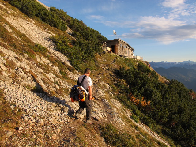 Erich zwischen Thronleiter und Werfener H&uuml;tte (26. Okt.)