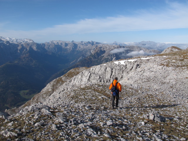 Erich am Weg 229 auf den Bratschenk&ouml;pfen (27. Okt.)
