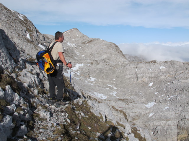 Erich am Weg 229 auf den Bratschenk&ouml;pfen (27. Okt.)