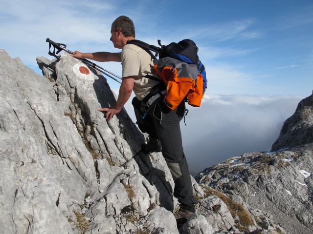 Erich am Weg 229 zwischen Bratschenk&ouml;pfe und Weg 212 (27. Okt.)