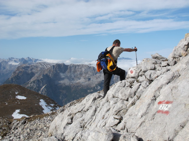 Erich am Weg 229 zwischen Bratschenk&ouml;pfe und Weg 212 (27. Okt.)