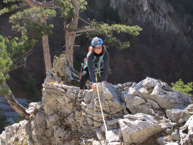 'Brunnerweg': Irene in der 1. Seill&auml;nge
