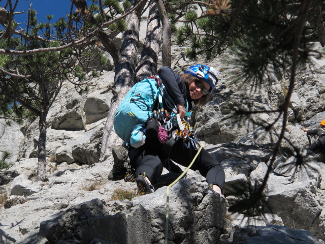 'Brunnerweg': Irene in der 2. Seill&auml;nge