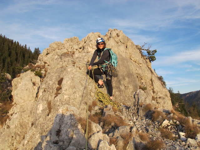 Stadelwandgrat: Irene in der 12. Seill&auml;nge