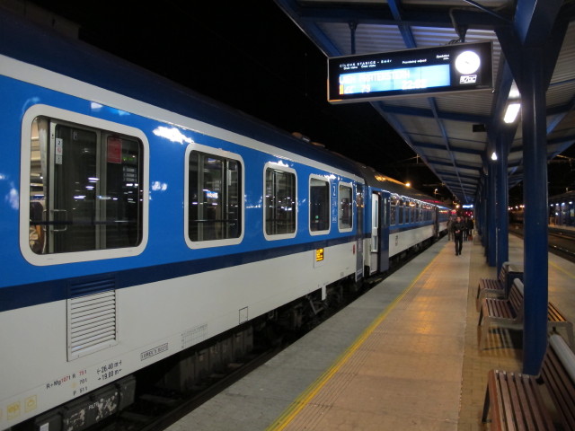 EC 79 'Johann Gregor Mendel' im Bahnhof Breclav