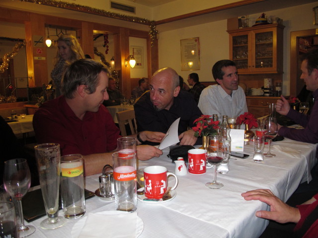 Ich, Manfred, ? und Erich im Restaurant Resselpark