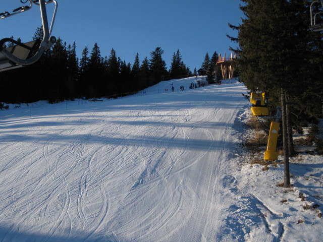 Carvingpiste von der Schwaigbahn aus