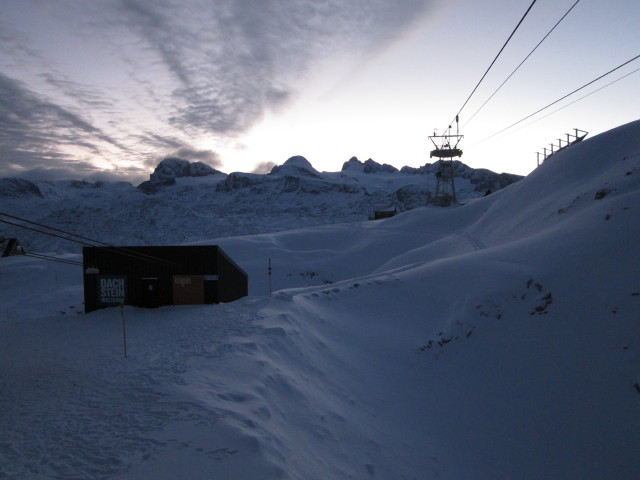 von der Bergstation der Dachsteinbahn Richtung S&uuml;dwesten (30. Dez.)