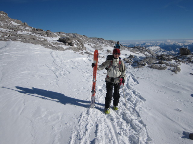 Irene und Christiane zwischen Gjaidsteingrube und Mittersteinbahn (31. Dez.)