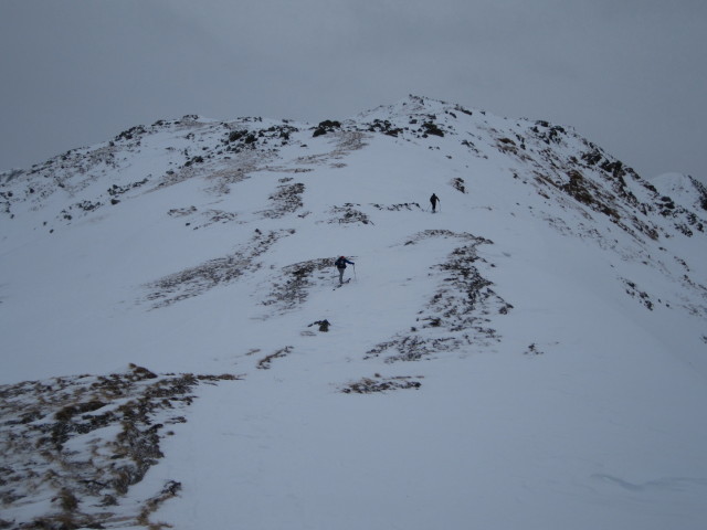 Erhard und Axel zwischen Rastkogelhütte und Kraxentrager