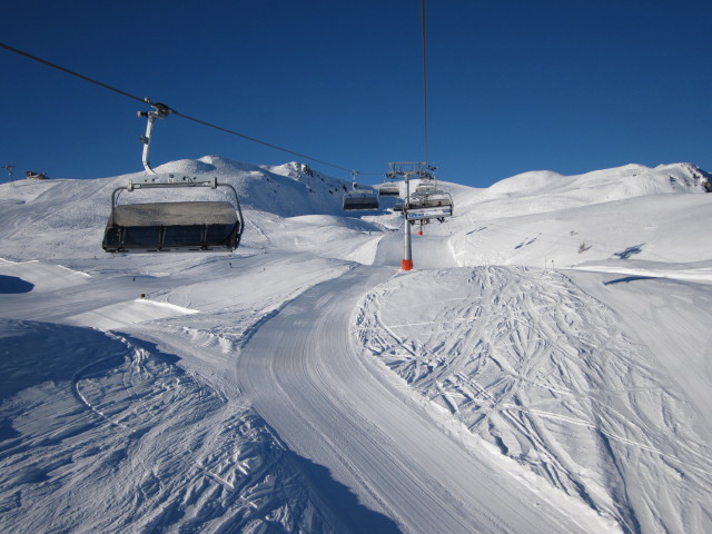 Gipfelabfahrt von der 6SB Thurntaler aus