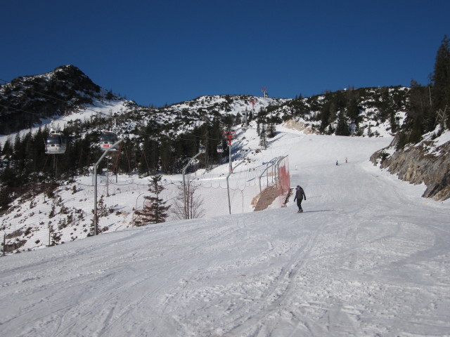 Hannelore auf der Piste 'Gsoll Panorama'