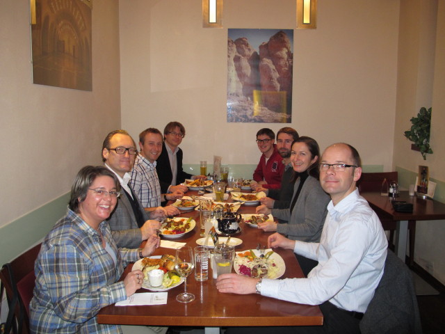 Doris, Erich, ich, Stefan, Jakob, Rafael, Agata und Christian im Schesch Besch