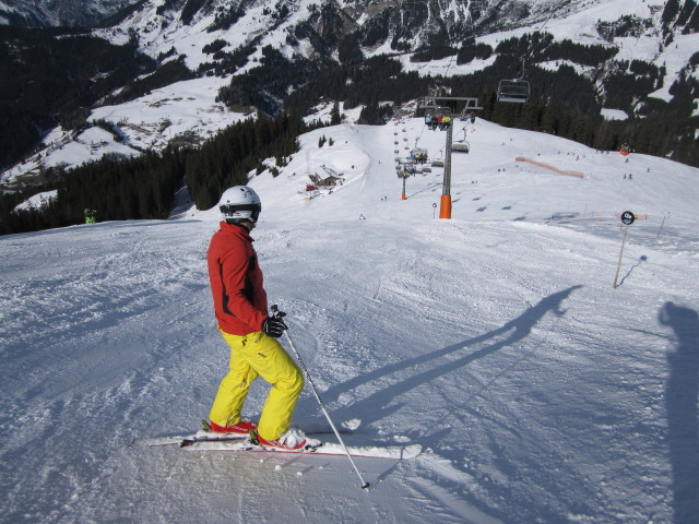 Christoph auf der Trassenabfahrt Zachhofalm