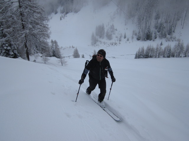 Axel zwischen Navis und Stippleralm-Hochleger