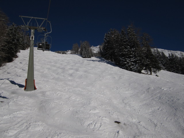 Olympiaabfahrt Riesenslalom Birgitzk&ouml;pfl von der Birgitzk&ouml;pflbahn aus