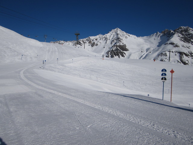 von der Bergstation der Galzigbahn Richtung Nordwesten (8. M&auml;rz)
