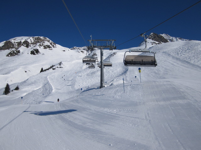 ArlenmähderAbfahrt von der Arlenmähderbahn aus (8. März)