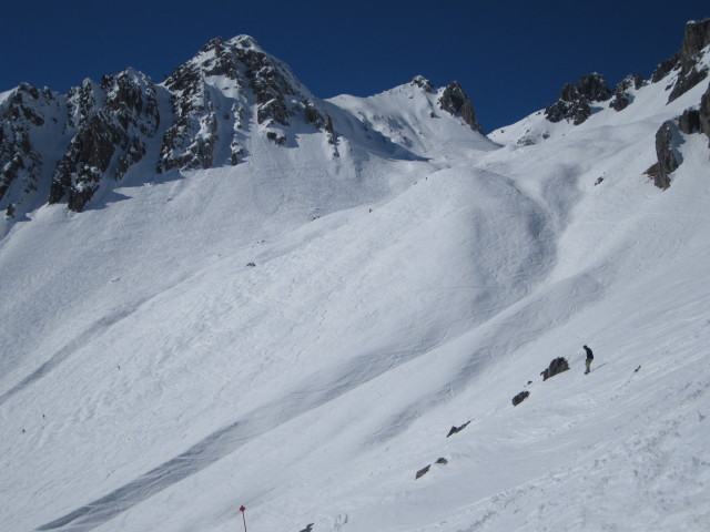 Markus auf der Skiroute 'Mattun' (8. M&auml;rz)