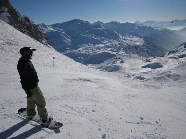 Markus auf der ValfagehrjochAbfahrt (8. M&auml;rz)
