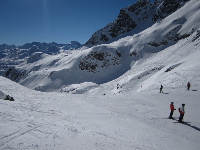 Markus auf der Abfahrt 'Muggengrat - T&auml;li' (9. M&auml;rz)