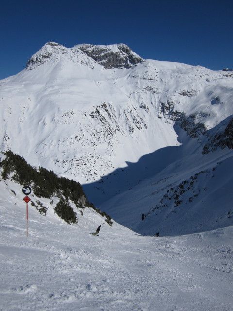 Markus auf der Skiroute 'Langerzug' (9. März)