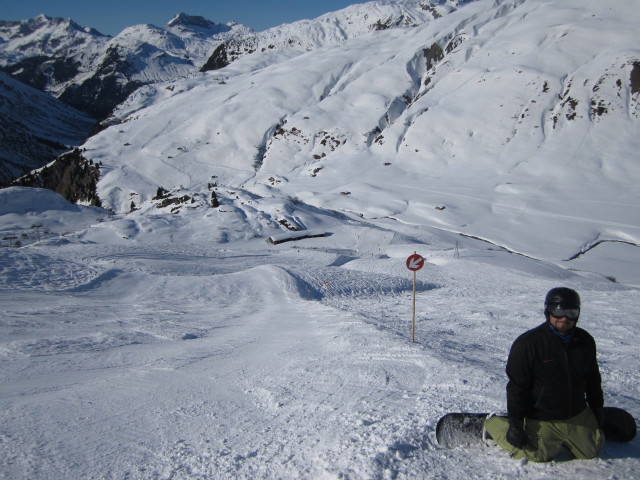 Markus auf der Pazieltalabfahrt (9. M&auml;rz)