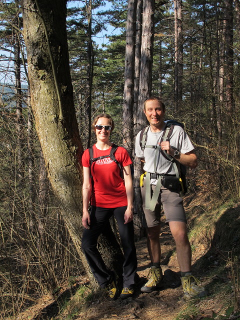 Carmen und ich zwischen T&uuml;rkensturz und Pitten