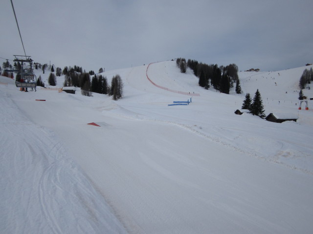 Piste 'La Para' vom Sessellift Biok aus (15. M&auml;rz)