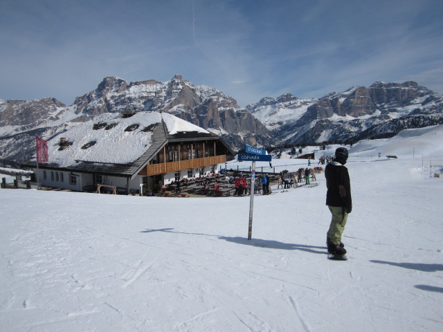 Markus bei der Pralongi&agrave;h&uuml;tte (15. M&auml;rz)