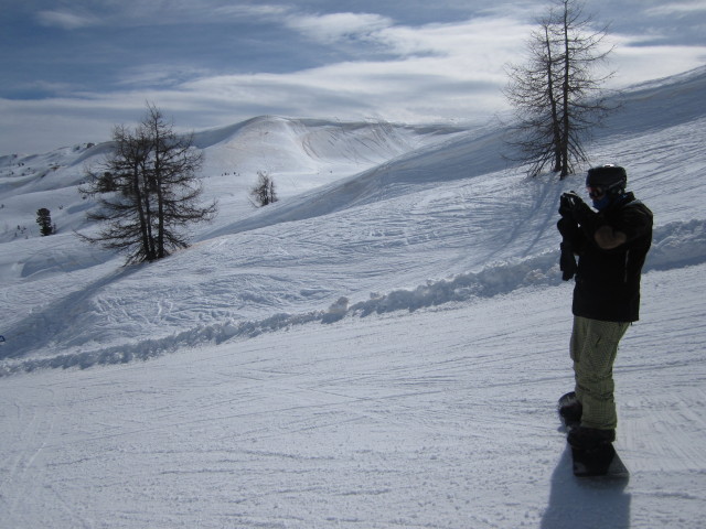 Markus auf der Piste 'Masarei - Piz Sorega' (15. M&auml;rz)